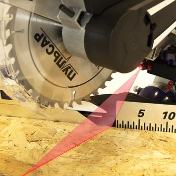 Пила торцовочная ПУЛЬСАР ПТН 255-2000 (2000Вт, 255х30мм, рез 70х305мм, рем. передача, направляющие, лазер, 20 кг)