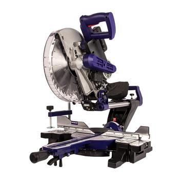 Пила торцовочная ПУЛЬСАР ПТН 305-2000 (2000Вт, 305х30мм, рез 105х335мм, рем. перед, направл., лазер, наклон право/лево, 20 кг)