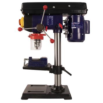 Станок сверлильный ПУЛЬСАР СС 500 (500Вт, 16мм, 9 скоростей, 280-2350 об/мин, 20 кг) + тиски