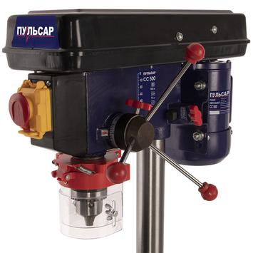 Станок сверлильный ПУЛЬСАР СС 500 (500Вт, 16мм, 9 скоростей, 280-2350 об/мин, 20 кг) + тиски
