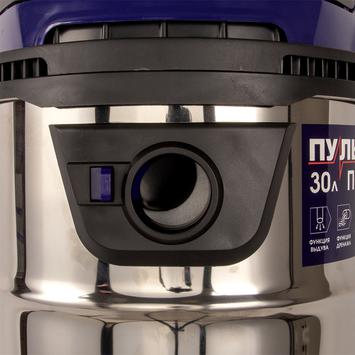 Пылесос строительный ПУЛЬСАР ПС 300 (1400 Вт, 30л, HEPA-фильтр, розетка до 2000 Вт, шланг 3м, 9,3кг)