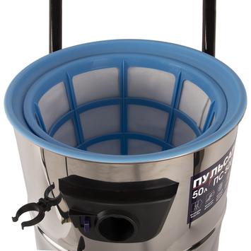 Пылесос строительный ПУЛЬСАР ПС 500 (1400 Вт, 50л, HEPA-фильтр, розетка до 2000 Вт, шланг 3м, 11,1кг)