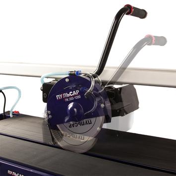 Плиткорез консольный ПУЛЬСАР ПК 200-1200 (1200Вт, диск 200x25.4мм, стол 390x960мм, пропил 32 мм, 43кг)