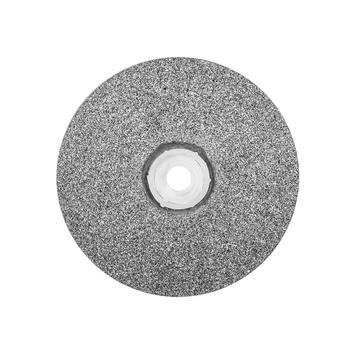 Диск абразивный для точила ПУЛЬСАР 125 х 32 х 16 мм F 36 серый (SiC) + кольца переходные