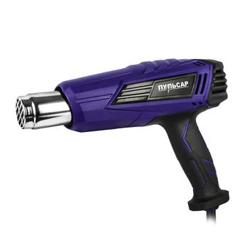 Строительный фен ПУЛЬСАР ФС 2001-2Д (2000Вт, 60-600*C,300/500л/мин, LED дисплей, 0,9кг)