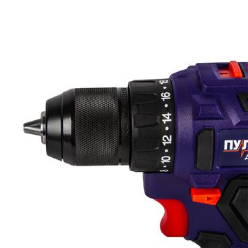 Дрель аккумуляторная безударная ПУЛЬСАР ДА 18-45Б (18В, 45Hm, Li-on, BL-мотор, 2,0 Ah, 2 акк., кейс)