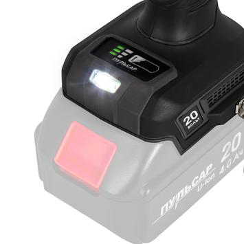 Дрель аккумуляторная безударная ПУЛЬСАР ДА 20- 70Б (20В, 70Нм, 13мм, без акк и з/у, коробка)