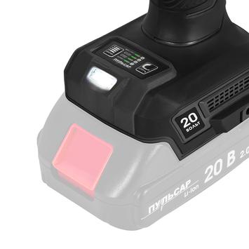 Винтоверт аккумуляторный ПУЛЬСАР ВАУ 20-230Б (20В, 60/120/180/230Нм, без акк и з/у, коробка)