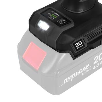 Гайковерт аккумуляторный ударный ПУЛЬСАР ГАУ 20- 350Б (20В, 350Hм, 1/2, без акк и з/у, коробка)