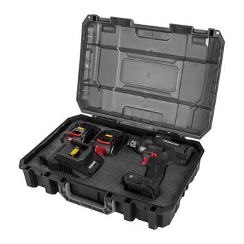 Гайковерт аккумуляторный ударный ПУЛЬСАР ГАУ 20-1000Б (20В, 1000Hм, 3/4, 2 акк, 4 Ач, з/устр., кейс)