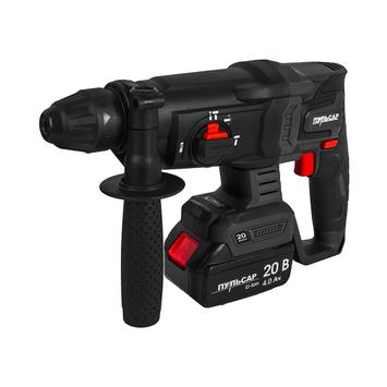 Перфоратор аккумуляторный SDS-plus ПУЛЬСАР ПА 20-26Б (20В, 2,4 Дж, 2 акк, 4Ач, з/устр., кейс)