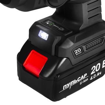 Перфоратор аккумуляторный SDS-plus ПУЛЬСАР ПА 20-26Б (20В, 2,4 Дж, 2 акк, 4Ач, з/устр., кейс)