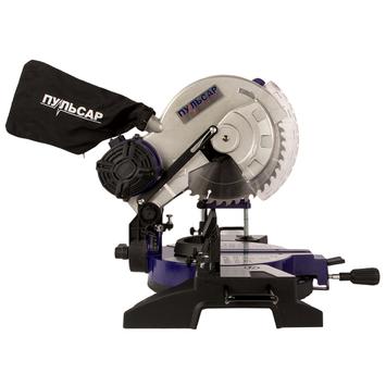 Пила торцовочная ПУЛЬСАР ПТ 255-2200 (2200Вт, 255х30мм, рез 70х140мм,рем. передача, 12,9 кг)