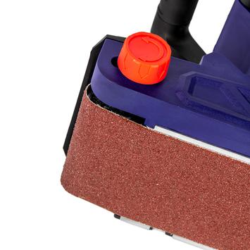 Шлифмашина ленточная ПУЛЬСАР ЛШМ 1100С (1100Вт, лента 76х533, 120-380м/мин, струбцины, 4,1 кг)