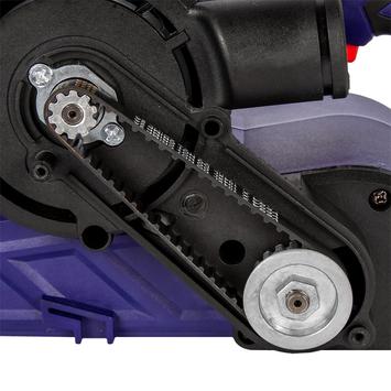 Шлифмашина ленточная ПУЛЬСАР ЛШМ 1100С (1100Вт, лента 76х533, 120-380м/мин, струбцины, 4,1 кг)